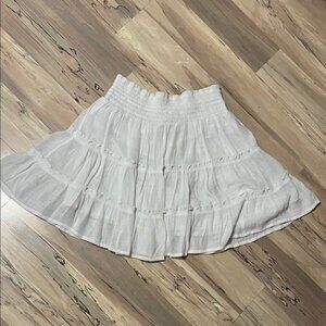 NWOT I.N. San Francisco Elegant White Skater Skirt
